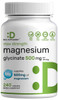 Max Strength Magnesium Glycinate 500mg Per Serving, 240 Capsules