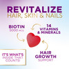 Hair Vitamins Gummies with Biotin 5000 mcg