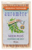 AUROMERE Ayurvedic Neem Toothpicks, 100 CT