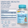 SOLARAY D-Mannose 1000mg with CranActin Cranberry Supplement 400mg, Urinary