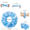 8 Pieces Silk Satin Horse Hair Scrunchies Horse Hair Accessories Horse Hair Ties Horse Race Accessories No Crease Horse Hair Elastics for Equestrian,