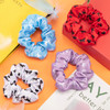 8 Pieces Silk Satin Horse Hair Scrunchies Horse Hair Accessories Horse Hair Ties Horse Race Accessories No Crease Horse Hair Elastics for Equestrian,