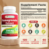 Best Naturals Pomegranate Extract 250 mg 120 Capsules