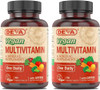 DEVA Vegan Multivitamin & Mineral Supplement with Iron 2-Pack, Spirulina
