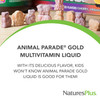 NaturesPlus Animal Parade Gold Children's Liquid Multivitamin, Natural Tropical