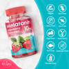 Melatonin Gummies - 10 mg Dietary Supplement - Strawberry Flavored
