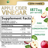 Apple Cider Vinegar Capsules ACV Supplements 1877mg, Vitamin D3, Zinc & Best ACV