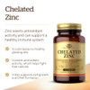 Solgar Chelated Zinc, 100 Tablets - Zinc for Healthy Skin