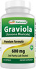 Best Naturals Graviola Capsules Annona Muricata, 600 mg, 120 Count