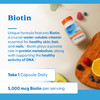 Doctor's Best Biotin Supports Hair, Skin, Nails, Boost Energy, Nervous System