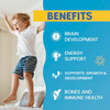 Ageless Kids Liquid Calcium Supplement, to Growing Bones, Vitamin D, Zinc