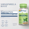 SOLARAY Sarsaparilla Root 450 mg - Traditional Herbal Support