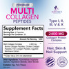 Multi Collagen Pills 2400 mg - Advanced Types I, II, III, V, X
