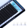 Lash Clusters Extensions 40D Individual Cluster Lashes Mixed Tray Black Mink DIY Eyelash Extensions and Under Eyelashes Professional Makeup (40D-0.07