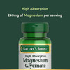 Natures Bounty High Absorption Magnesium Glycinate 240 mg for Supporting Muscle