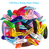 150 Pcs Metal No Slip Snap Hair Barrettes for Toddler, Premium Cute Colorful Kids Fine Hair Clips Accessories for Little Girls Women Teens (30 Assort
