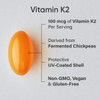 Sports Research Vitamin K2 as MK-7 100mcg with Coconut MCT Oil