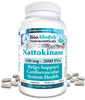 Bio Absorb Nattokinase Supplement. Non-GMO Natto Extract Enzyme. 100 mg, 2000