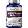 NusaPure Mucuna Pruriens 50:1 Extract, 450 mg Equivalent to 22,500mg 150 Veggie