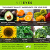 Viteyes AREDS 2 Eye Vitamins, Classic Macular Support, Allergen Free Capsules