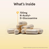 Jarrow Formulas N-A-G 700 mg, N-Acetyl Glucosamine, Acetylated Form