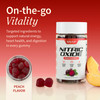 Snap Supplements Nitric Oxide Beet Root Gummies Supplement with Organic Beets