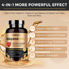 ZEBORA Ubiquinol CoQ10 200mg Softgels, 4-in-1 Powerful Antioxidant for Heart