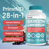 28-in-1 Quercetin with Bromelain Supplement for Daily Immune Defense Support