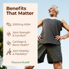 Glucosamine Chondroitin MSM Supplement - 3-in-1 Joint Supplements