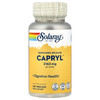 Solaray - Capryl Sodium-Free Resin-Free - 100 Vegetarian Capsules