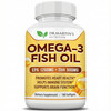Omega 3 Fish Oil 3750mg Triple Strength - EPA 1200mg + DHA 900mg Fatty Acids