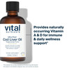 Vital Nutrients - Ultra Pure Cod Liver Oil 1025 (Pharmaceutical Grade)