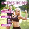 Riyuetian Sea Moss & Elderberry Gummies, Blueberry Flavored Gummy, Vitamins Sea