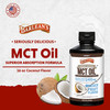 Barlean's MCT Oil Supplement, Coconut Flavored for Keto Coffee, Emulsified