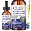 Alliwise 2 Pack Potassium Magnesium Supplement Liquid