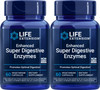 Life Extension Enhanced Super Digestive Enzymes, 60 Vegetarian Capsules (Pack