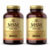 Solgar MSM 1000 mg - 120 Tablets, Pack of 2