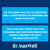 Dr. Maxwell Serotonin and Dopamine Supplements with Mood Probiotic, 5in1 Support
