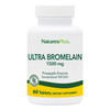 NaturesPlus Ultra Bromelain - 60 Tablets - 1500 mg of Pineapple Bromelain