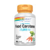 SOLARAY Food Carotene, Vitamin A as Beta Carotene 25000IU Carotenoids