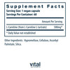 Vital Nutrients Carnitine 500mg