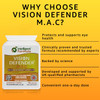 Vision Defender MAC Eye Supplement: Lutein, Zeaxanthin & Meso-Zeaxanthin Triple