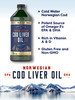 Carlyle Norwegian Cod Liver Oil - 16oz - Pack of 3 Bottles