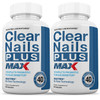 Justified Laboratories (2 Pack) Clear Nails Plus Max Pills 40 Billion CFU