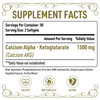 AJAXERRUE Liposomal Calcium AKG Supplement 1500 MG (Alpha-Ketoglutaric Acid)
