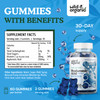 Wild & Organic Hyaluronic Acid Gummies 250mg - Pure Hyaluronic Acid Supplements