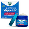Vicks Children's VapoRub, Topical Cough Suppressant and Analgesic, Relieves Coughs and Minor Aches and Pains, Clinically Proven, Starts Working in Mi