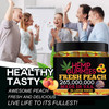 Premium Hemp Gummies-Fresh Peach Rings Gummy-Natural Hemp Oil Infused-Full Tasty