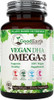 Algal Oil - Vegan DHA Omega 3 Fish Oil Supplements