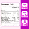 Calcium Magnesium Zinc Gummies with Vitamin D3 and K2, High Absorption Magnesium